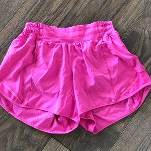 lululemon athletica Bright Pink Athletic Shorts